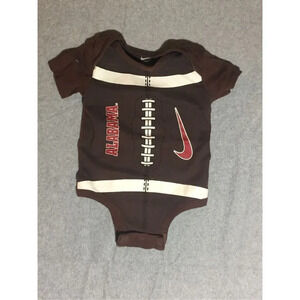 Baby Nike Onesie One Piece Size 3/6 Month University of Alabama Football